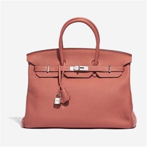 rose tea hermes|Hermes Birkin 35 Rose Tea Bag .